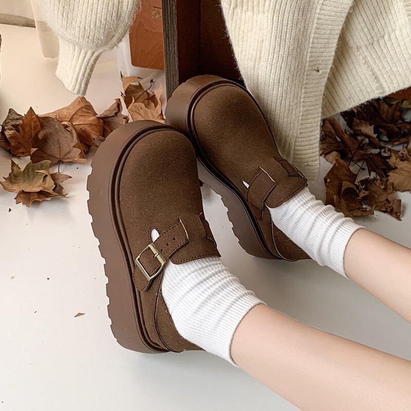 Chic Women's High Heeled Frosty Leather Boots with Unique Short Toe & Durable Thick Soles