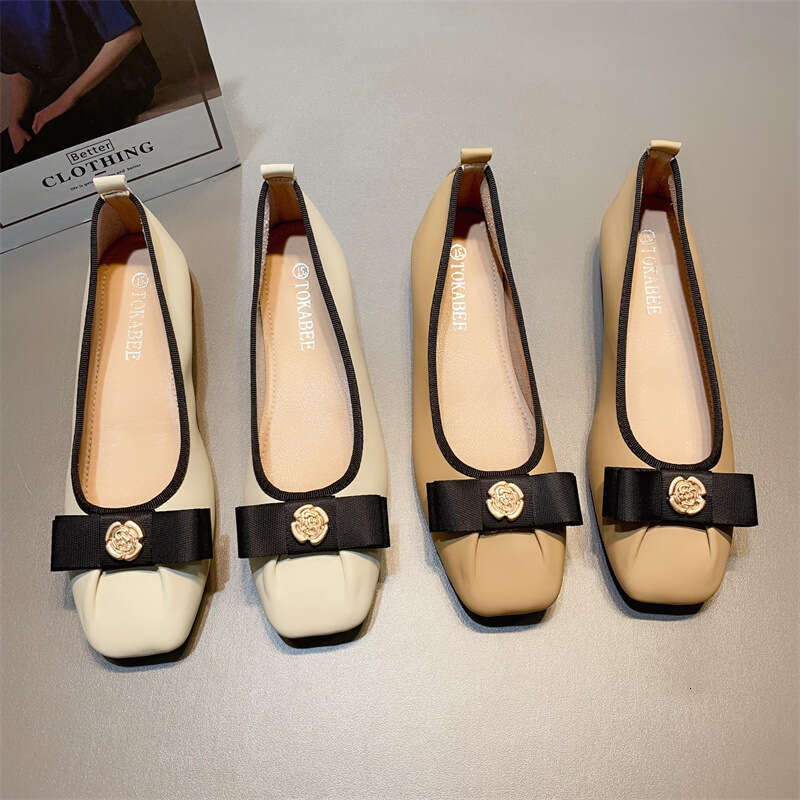 Dign Sense: Niche French Soft Soled Scoop Shallow Mouth, Evening Single Women's Sho, Spring And Autumn Styl, Small Fragrance Style, Low Heeled Gr