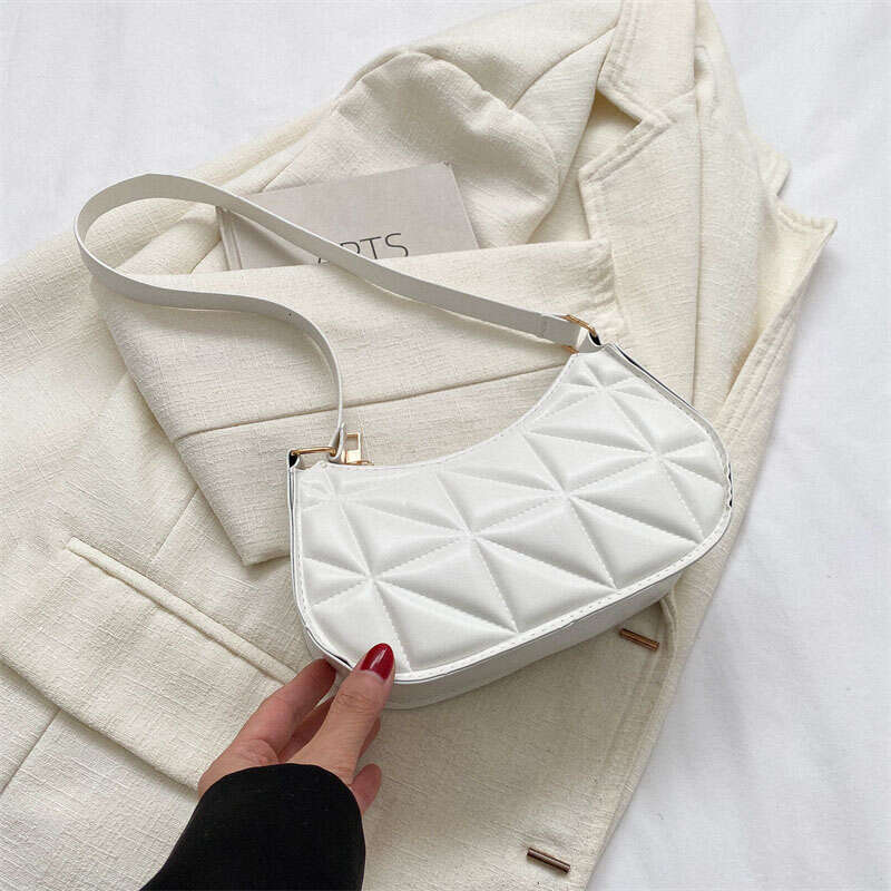 Designer Bag Fashion Female Underarm Shopping Bag Retro Casual Women Totes Shoulder Bags Female Leather Solid Color Handbag For Women handbag