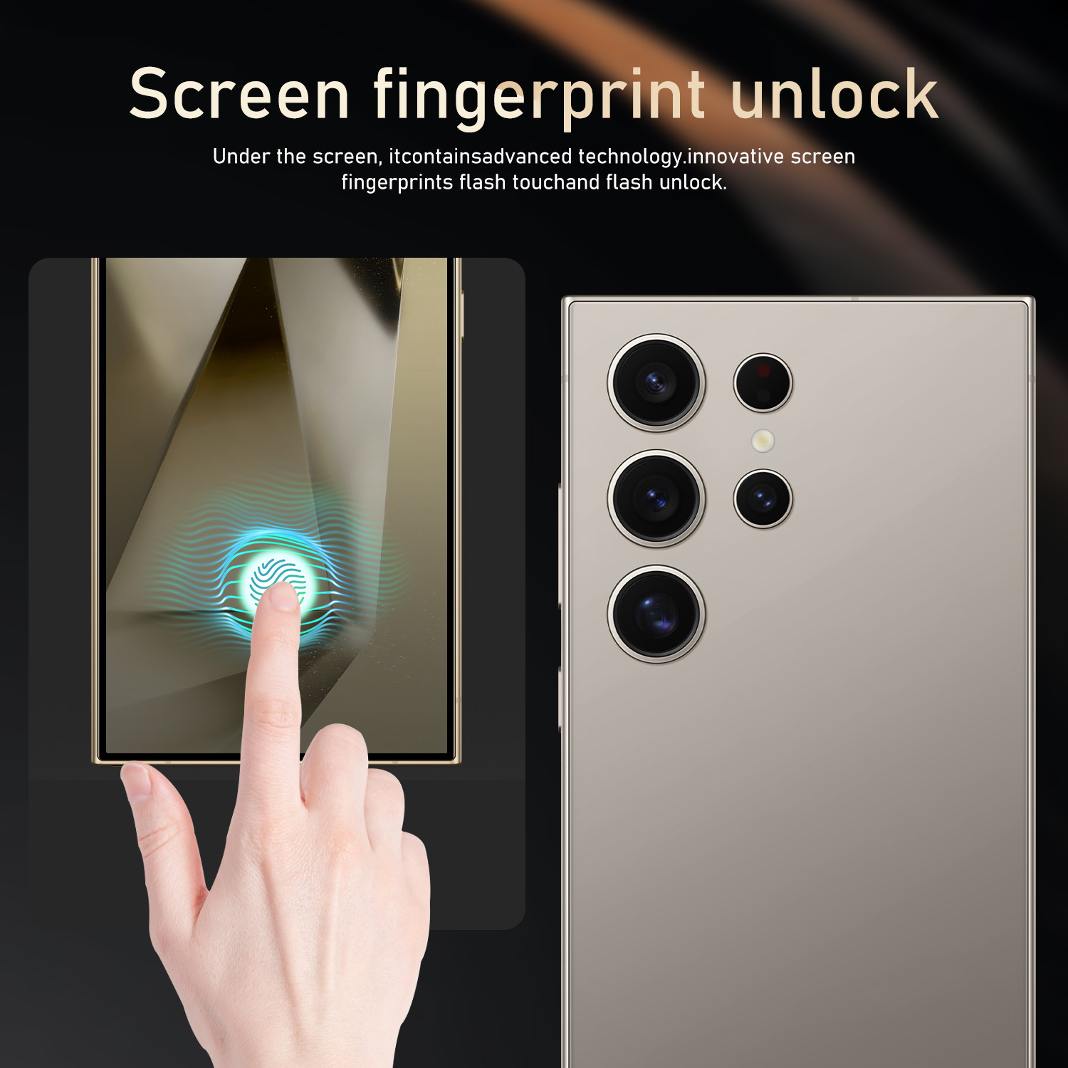 S24Ultra Mobile Phone 7.3-inch HD Screen Android 13 Phone Nona Cores CPU,16GB+1TB Android Phone,72MP+108MP Camera Pixels 8000mAh Battery 5G Dual SIM C