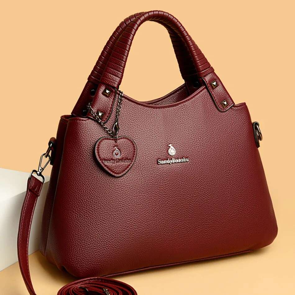 Genuine Soft Leather Shoulder Crossbody Bags for Hot sale Handbag Women Designer Casual Tote Messenger Bag Sac
