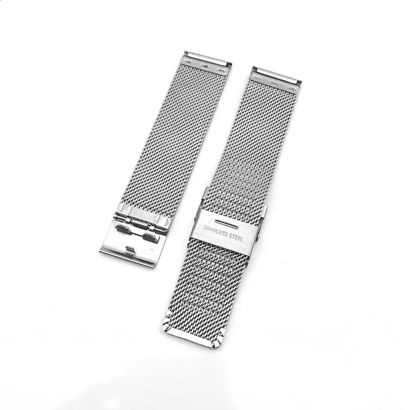 Milanese Watchband 10mm 12mm 14mm 16mm 18mm 20mm 22mm Universal 304 Stainless Steel Metal Watch Band Strap Bracelet Silver 241105