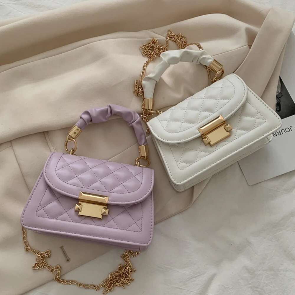 Designer Bag Designer Bag Women PU Leather Shoulder Bags Small Messenger Designer Female 2024 New Fashion Chain Rhomboid Bag Ladies Mini Handbag Handb
