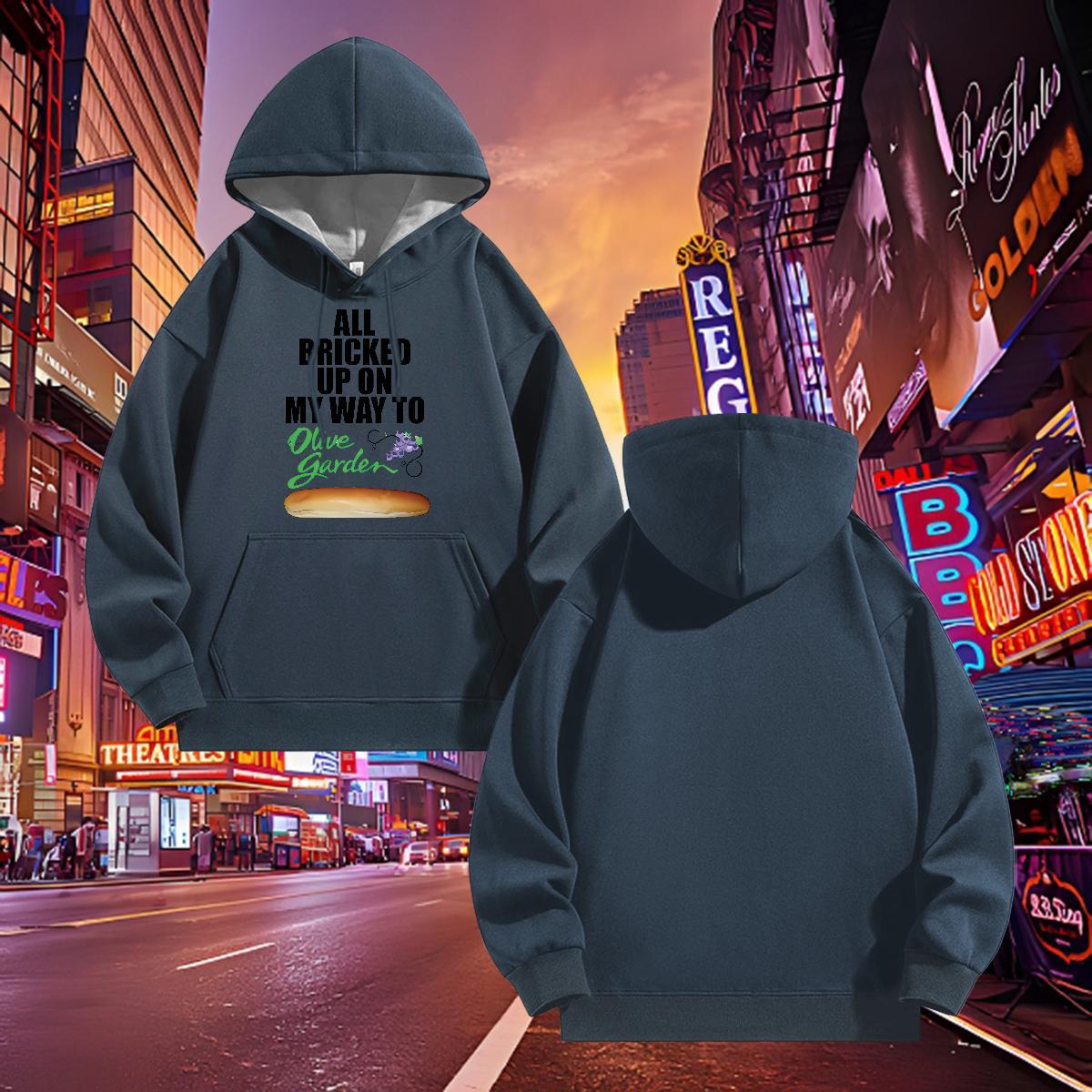 New Men Hoodie Hooded Collar Breathable Classic Couples Hoodie US/EU Size Pullover Hoodie Y2K Thick Plush
