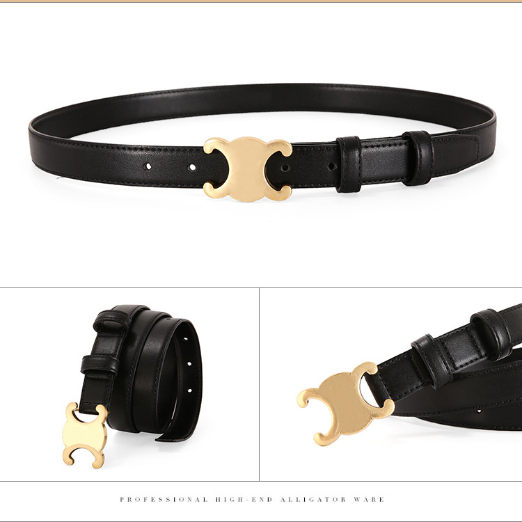 Belts for women designer Fashion Smooth Buckle Belt Retro Design Thin Waist Belts for Men Womens Width 2.5CM ceinture luxe Cowhide 4 Color top classic hits hots AAAAAA