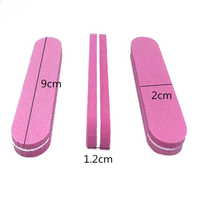 120PcsLot Nail File Choose Buffer Block 100180 Washable Grinding Polishing Portable Beauty Professional Manicure Strong Thick 241105