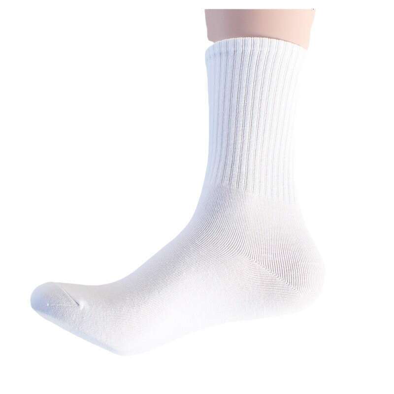 shanshi men socks Men's autumn winter high elastic calf men's and women's running sports socks large-sized solid color medium length so