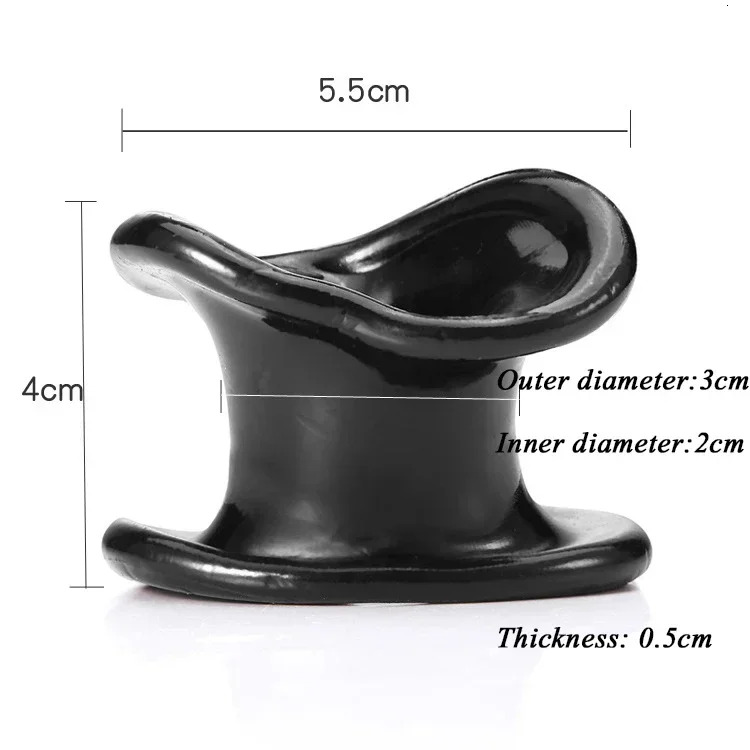 Ball Male Stretcher Scrotum Silicone Testicle BDSM Bondage Time Delay Sleeve Rings Adult Chastity Slave Sex Toys Men Adult Toys Lingerie