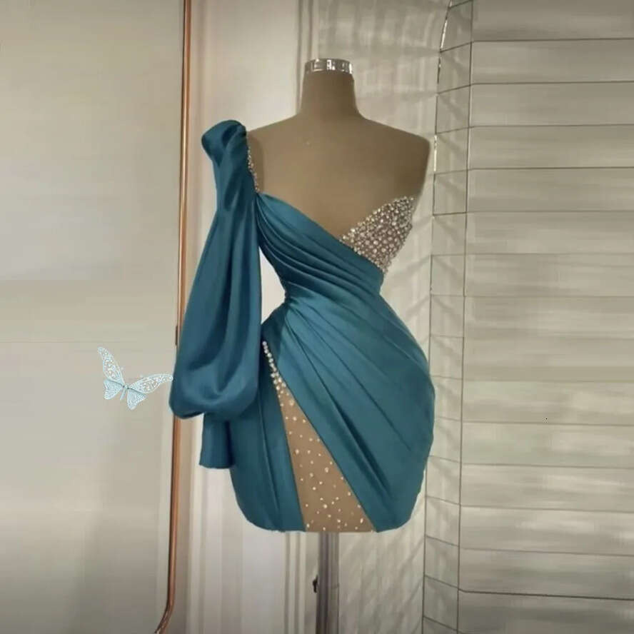 Tail Evening Robe Gowns Short Prom 2024 Strapless Knee Length Formal Hoco Dress Graduation Women Party Gown Custom Made 14 328