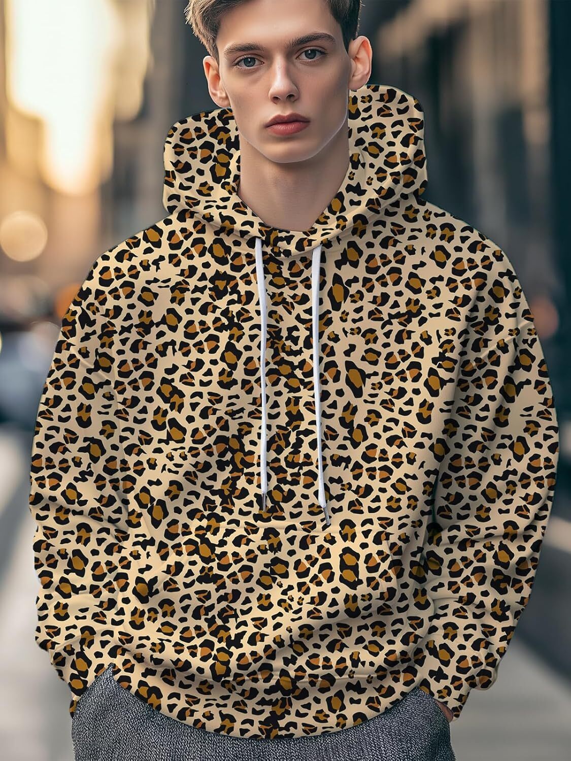 Hoodie for Mens Unisex Graphic for Men Women Funny Cool 3D Novelty Pullover Sweatshirt Teen Boy Girls Hoodie With Pocket Graphic fashion cool