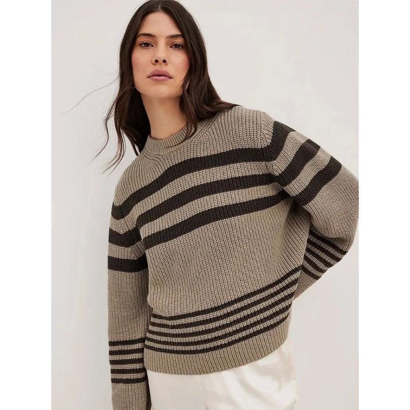 Women's Wear Autumn/Winter New Knitted Embroidered Cardigan Temperament Reduced Age Loose Casual Sweater
