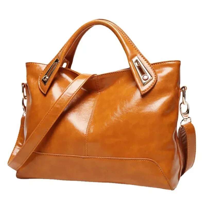 Designer Bag Purse New Fashion And Simplicity Women's Bag Oil Wax Skin Women's One Shoulder Crossbody Handbag Wholesale Handbag Leather Good