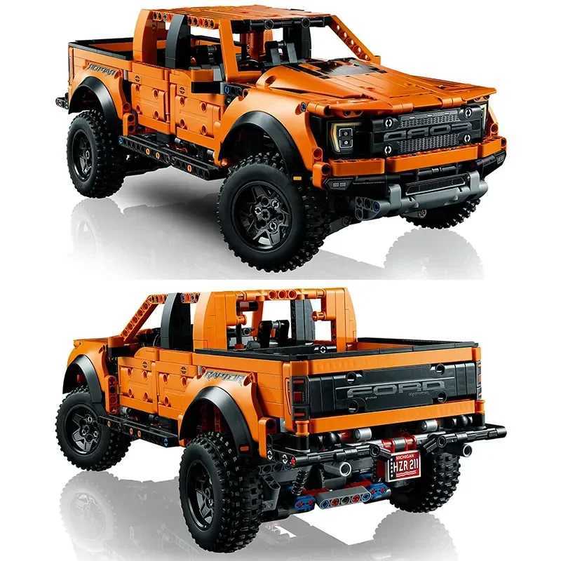 Free shipping Technical Raptor Building Blocks SetCompatible Pickup Truck Model Toys Home Decoration Adults Children Bricks Gifts