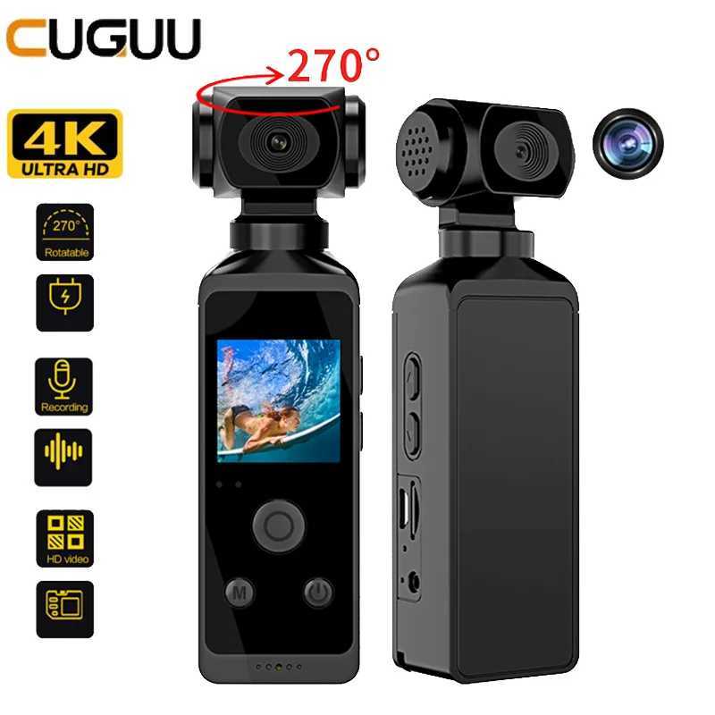 Wifi Action Camera 4K HD 1080P Waterproof Pocket Camera HD 1.3-inch LCD Sn 270 degree Rotating Sports Camera M241104