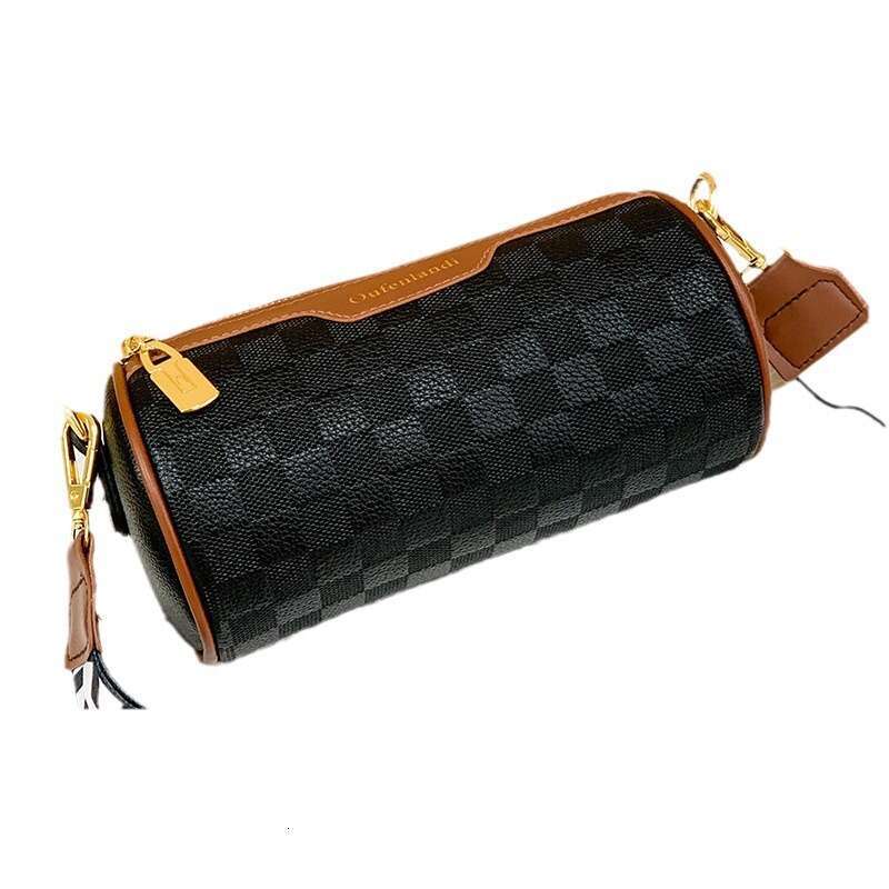 Fashionable street PU single shoulder twill diamond lattice broadband small fragrance new popular women's shoulder bag