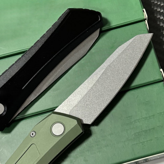 High Quality DS101 Folding Knife CPM-MagnaCut Stone Wash Tanto Blade Aviation Aluminum Handle Outdoor Camping Hiking Fishing EDC Pocket Knives