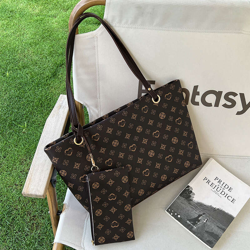Designer Bag Large Capacity Shoulder Bag Two-Piece Set L2024 New Women's Bag Ladies Handbag European Tote Bag Women