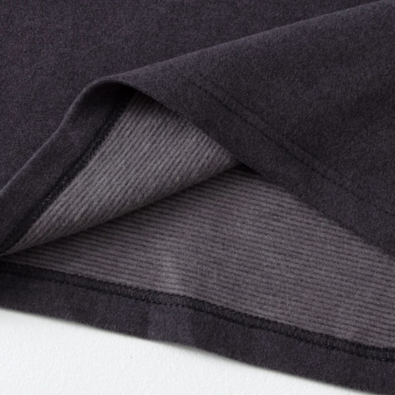 2-piece mens solid color simple autumn and winter thermal underwear comfortable and casual bottoming underwear pajama 241105
