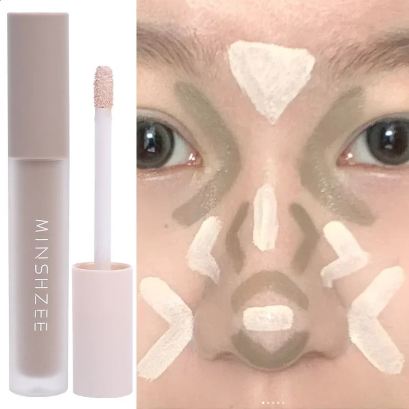 Waterproof Liquid Contour Stick Matte Highlighter Nose Shadow Long Lasting Brightening Face Bronzers Contouring Makeup Cosmetics 241105