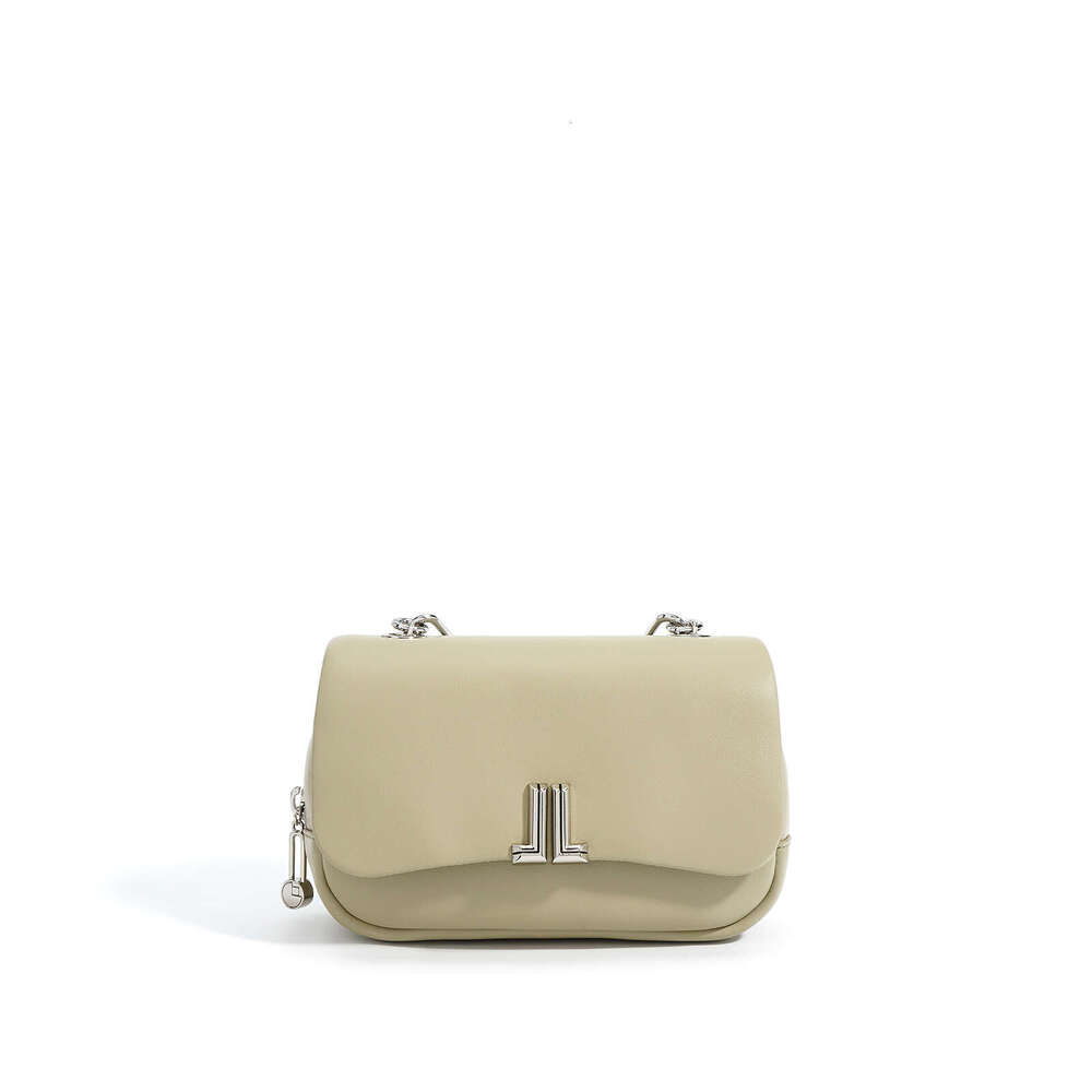 Genuine Leather Design Chain Ladies Purse And Handbags Simple Fashion Shoulder Crossbody Bags For Women