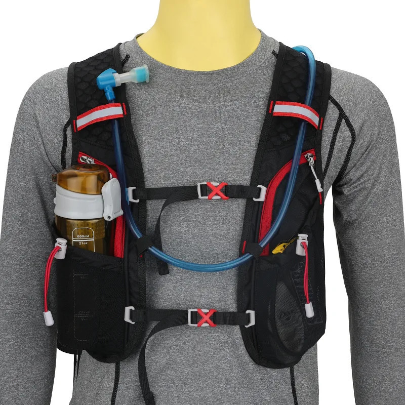 Outdoor travel running hydraulic backpack used for water backpacks hair dryers womens camping jogging sports marathon bags soft Flask 241104