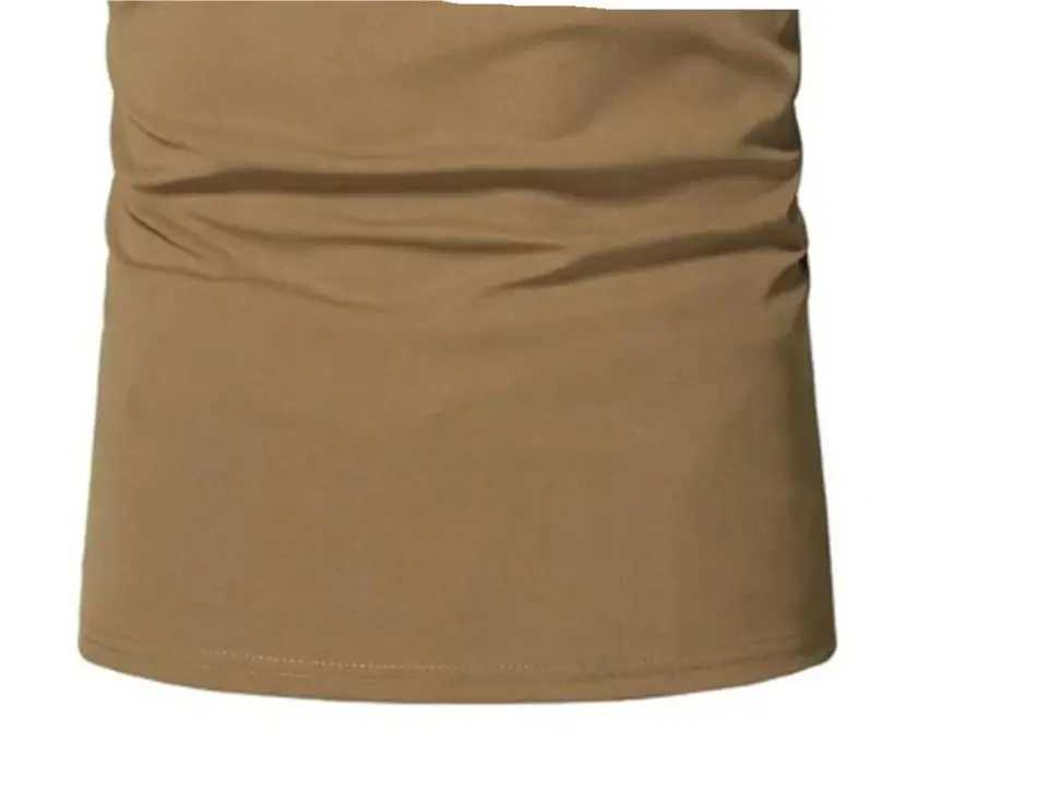 Mens solid color short sleeved zipper lapel T-shirt casual top W241104