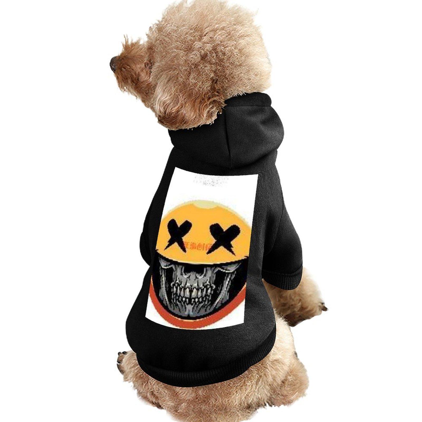 Fashion Pet Hoodie Breathable Long Sleeve Everyday Leisure Dog Clothes Hoodie Black Fine Fabrics Brand Top Hoody
