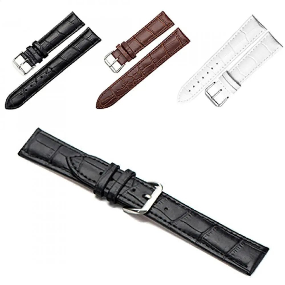 Watch Band Genuine Leather Straps 16 18 20 22mm Accessories High Quality Belt Strap Watchbands 241105