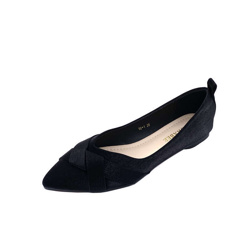 2023 Spring New Single Shoe Korean Edition Fashion Versatile Pointed Shallow Mouth Flat Soft Bottom Lady Red Women's Shoes