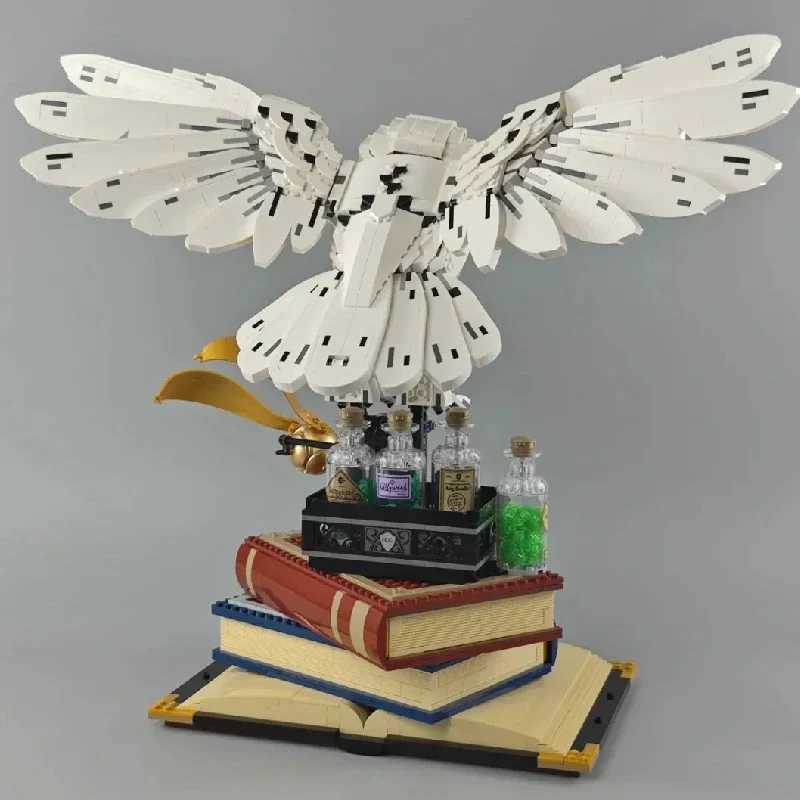 Free shipping Magic Owl Building Blocks Assembly Model 20th Anniversary Collectors Edition Set Adult Toys Boys Childrens Gifts 3010pcs