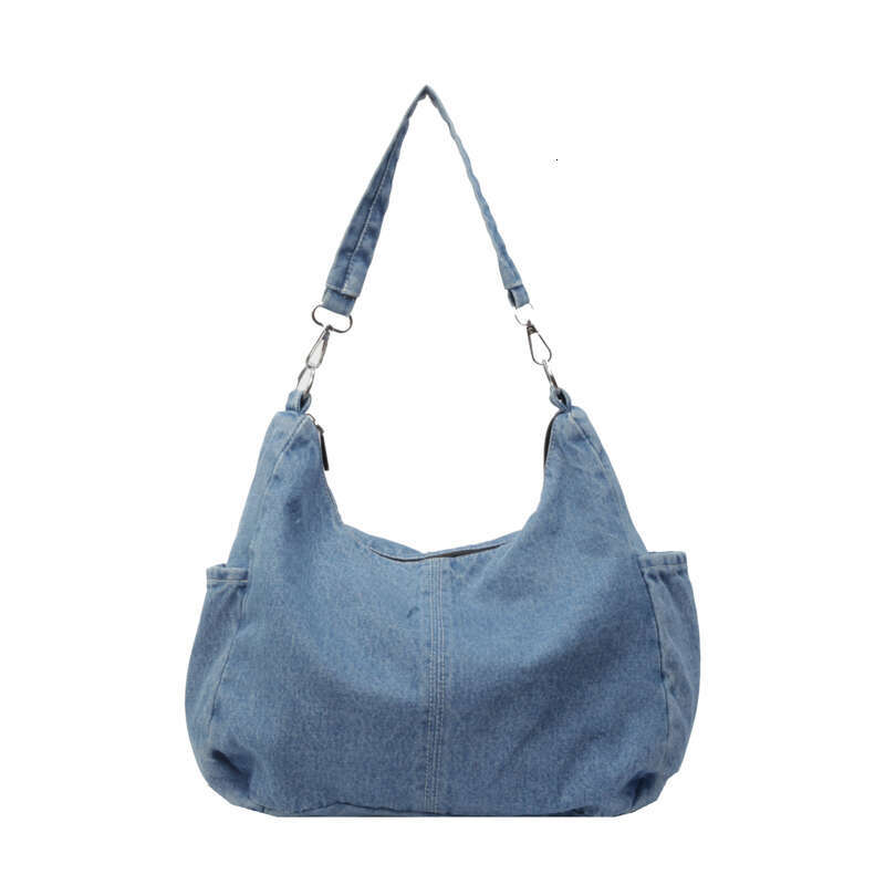 Casual Denim Shoulder Simple Portable Large Capacity Retro Crossbody Bags for Women 2025 Fashion Tote on Sale