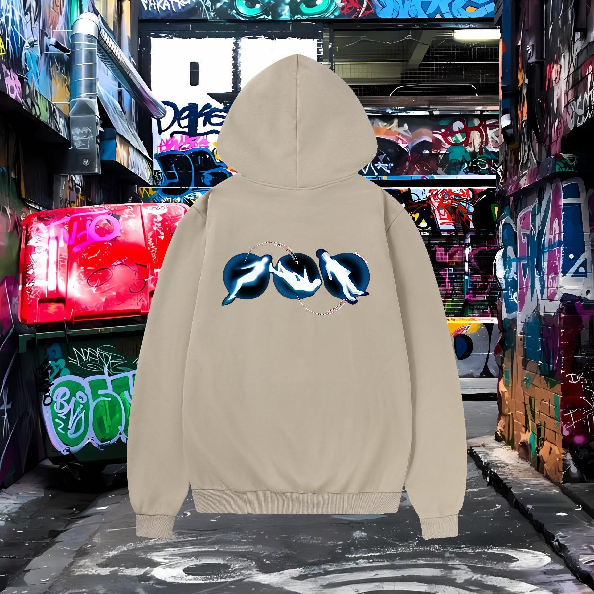 2024 New Men Sweatshirt hoodie Breathable Brand Men's Hooded Sweatshirt Plus Size Custom Pullover Hoodie Sports Casual 350g Cotton