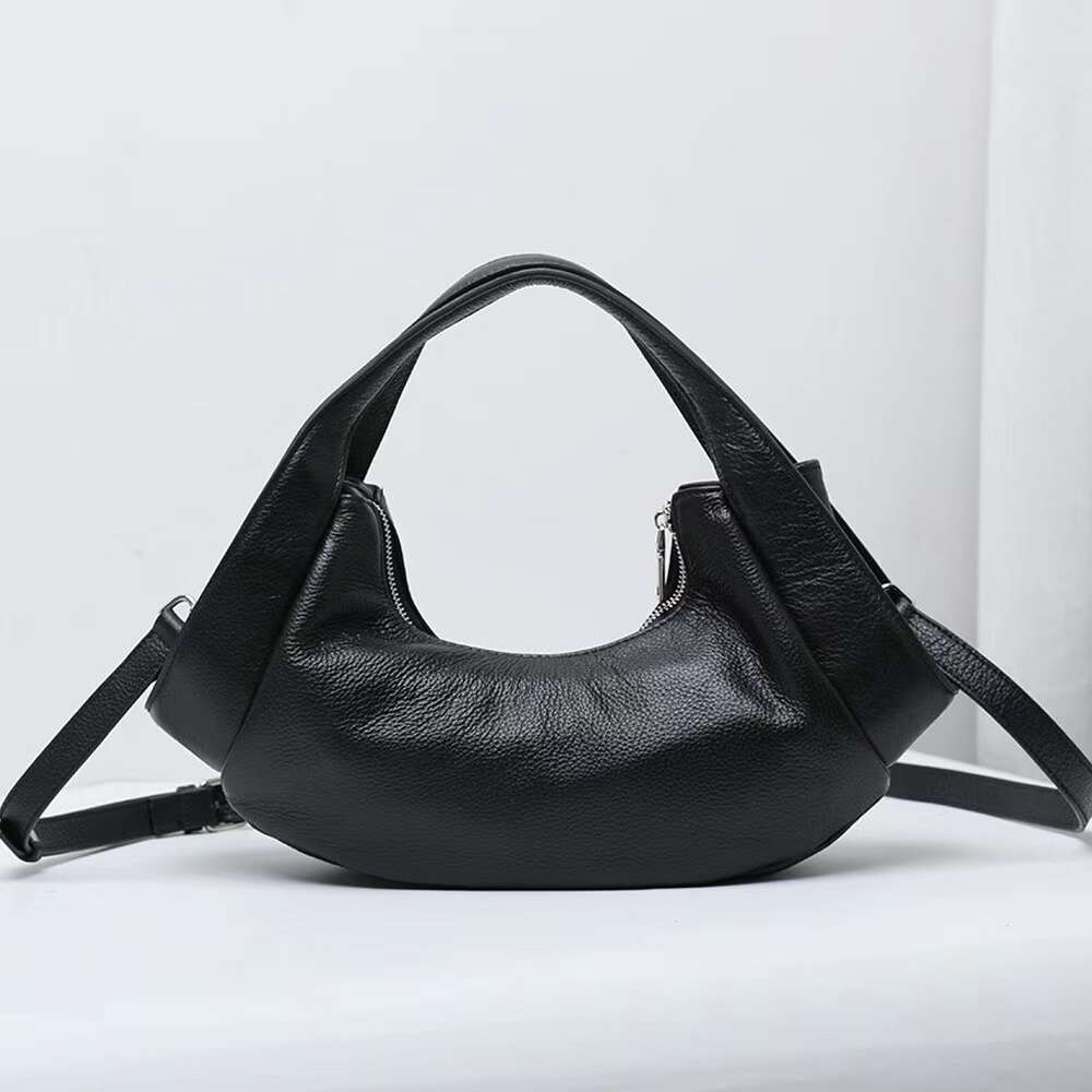 top layer cowhide womens bag fashionable crossbody handbag large capacity genuine leather dumpg bag