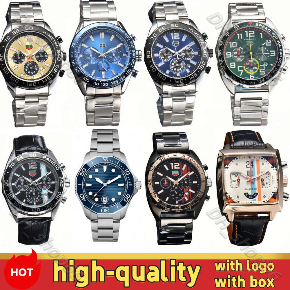 Tags Huer Watch F1 Watch Carerras Monaco Watch Luxury Mens Designer Watch Man Watch Woman Watch High Quality Japan Quartz Battery Automatic Vintage Watch Box Gift c8a