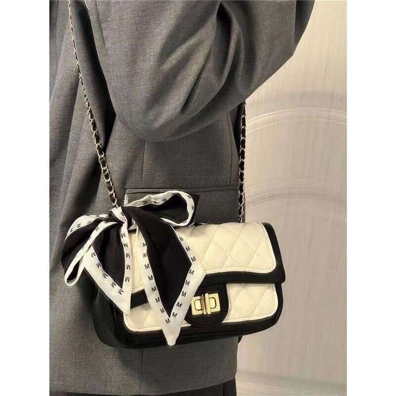 Designer Bag Niche And Versatile, Small Fragrance, Rhombic Chain Bag, Small Square Bag, Women's New High-End One-Shoulder Crossbody Bag