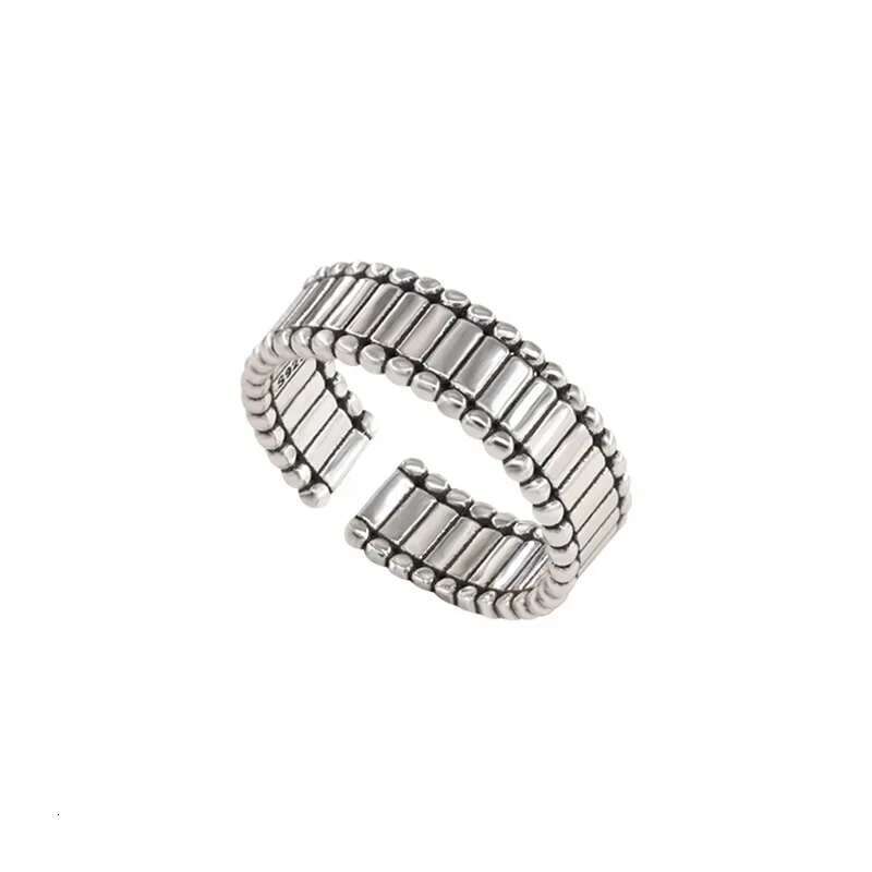 Hot Jewelry Simple Fashion Punk Korean Hollow New Rings For Women Geometric Fashion Open Adjustable Handmade Party Jewelry Gift Antiallergy