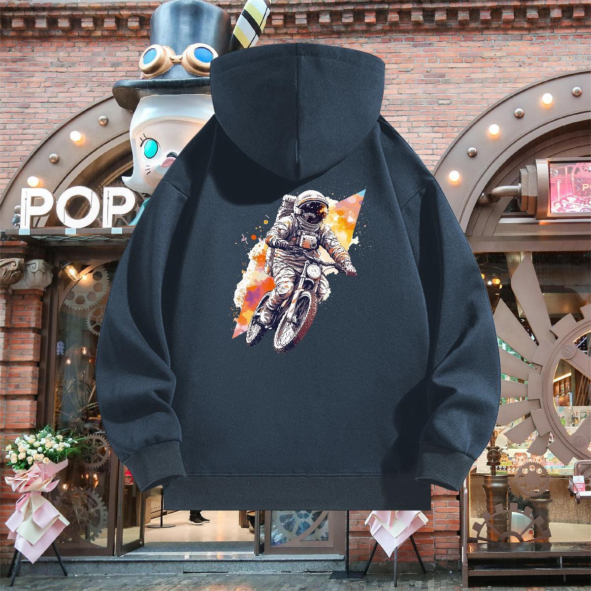 Classic Casual Hoodie For Man Hooded Collar Breathable Loose Hoodie Pullover DIY Logo Oversized Hoody Street Casual Thick Plush