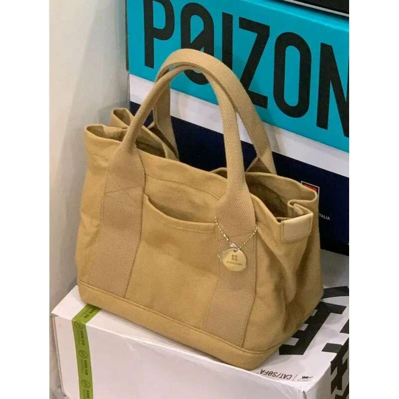 Designer Bag Summer New Japanese Lotte High-Grade Canvas Bag Women's Lunch Bag Tiktok Super Fire Handbag Casual Bag Purseshandbags Womens Bag