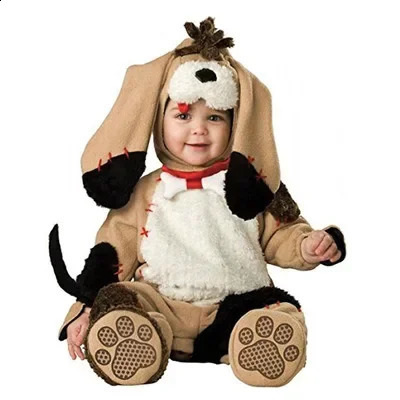 6M-24M Christmas and Halloween costumes for baby girls lions dinosaurs jumpsuits role-playing reindeer childrens clothing 241105