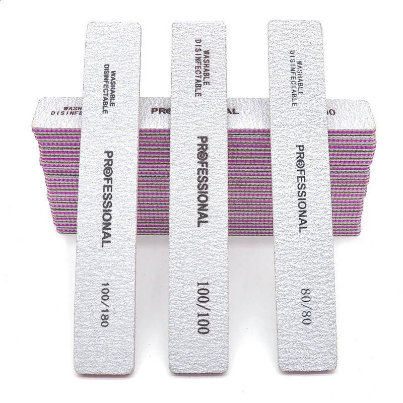 5025 Pcs Nail Supplies For Professionals Nail File Buffer Nails Product For Acrylic Width 80100180 Grit Sanding Manicure Tool 241105