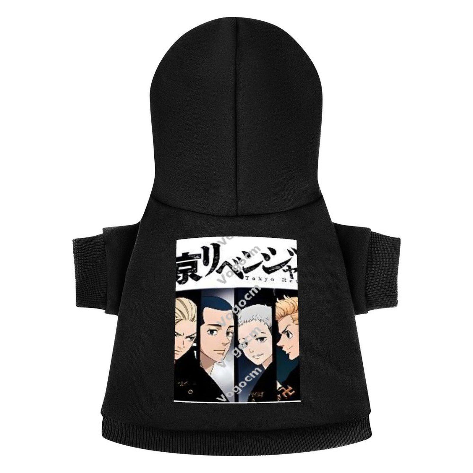 Casual New Pet Hooded Sweatshirt Hooded Breathable Outdoor Walking Dog's Hooded Sweatshirt Cartoon Print Fine Fabrics Classic Pets