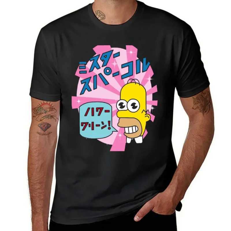 Mr. Sparkle T-shirt Solid Color Short SVE T Top Mens Heavyweight Clothing W241105