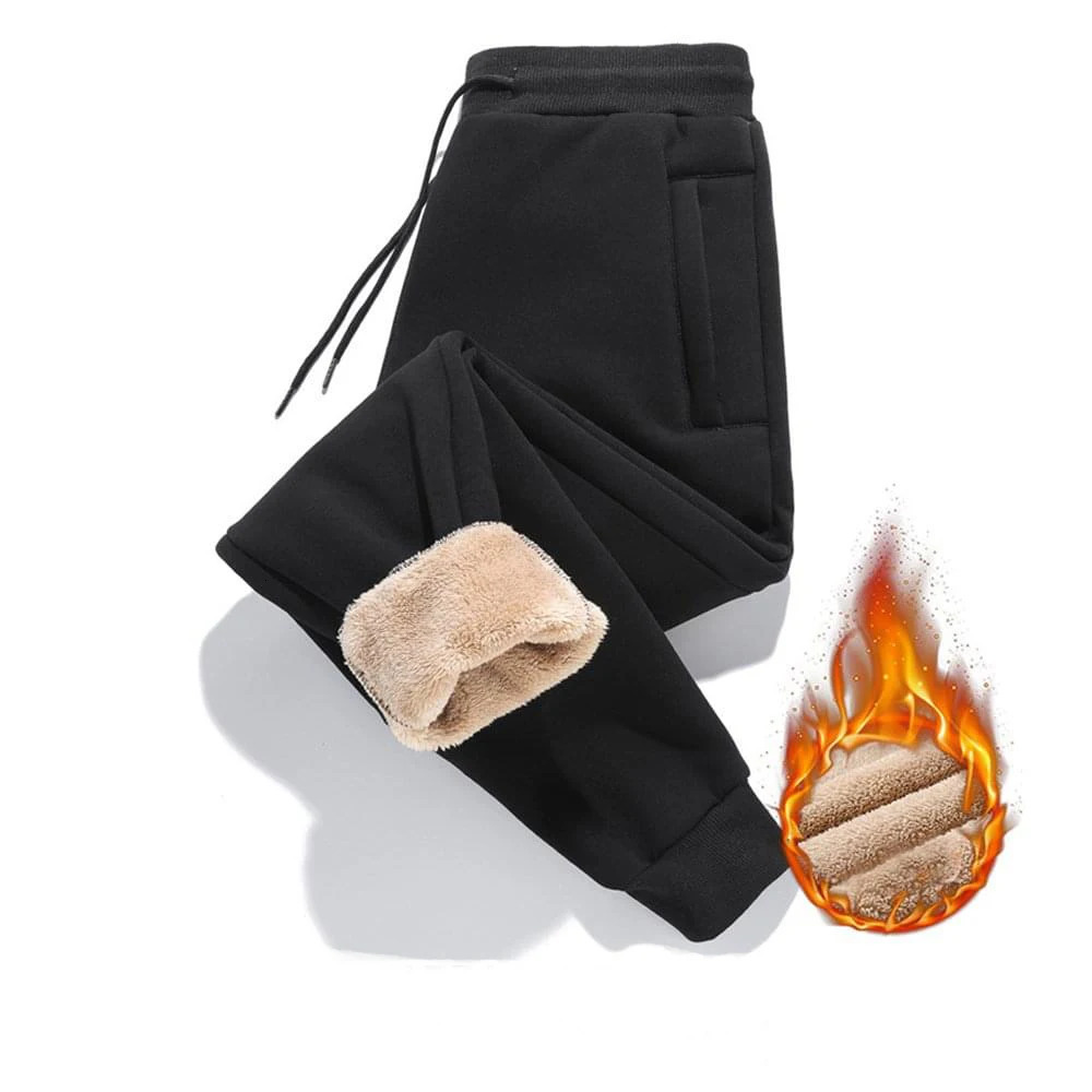 Autumn Winter Plush Thickened Sports Pants for Men Warm Casual Joggers Pants Loose Leggings for Men Sweatpants 241104
