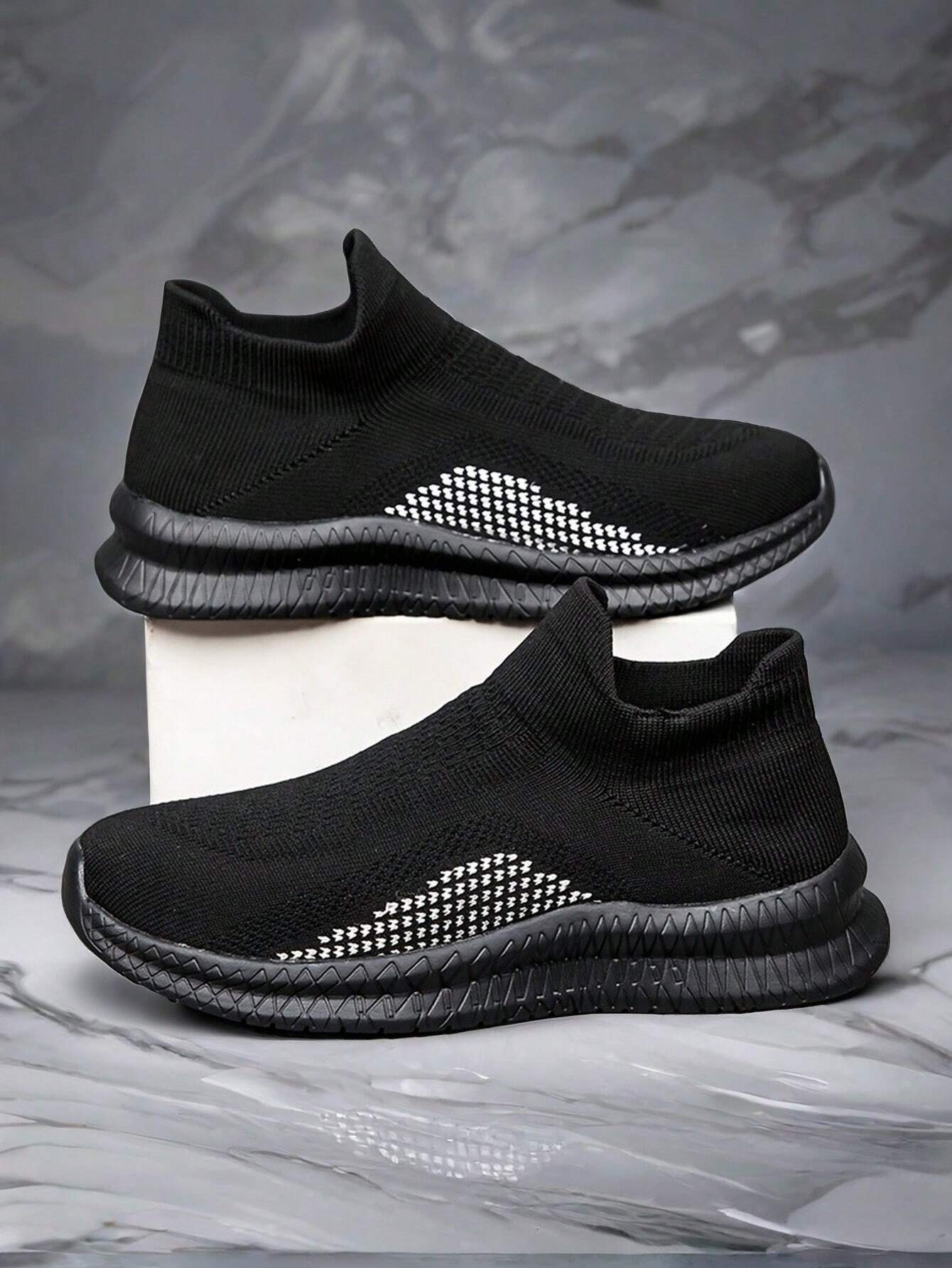 ddmysports Men S New Halloween Black White Non Slip Shock Absorbing MD Sole Breathable Odor Control Fabric On Outdoor Work Casual Sports Sho Chine bra