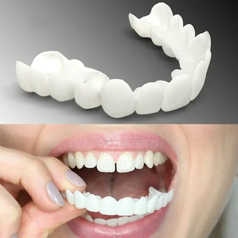 Top Quality Upper Plus Lower Comfort Fit Flex Whitening Tooth Denture Braces 241105