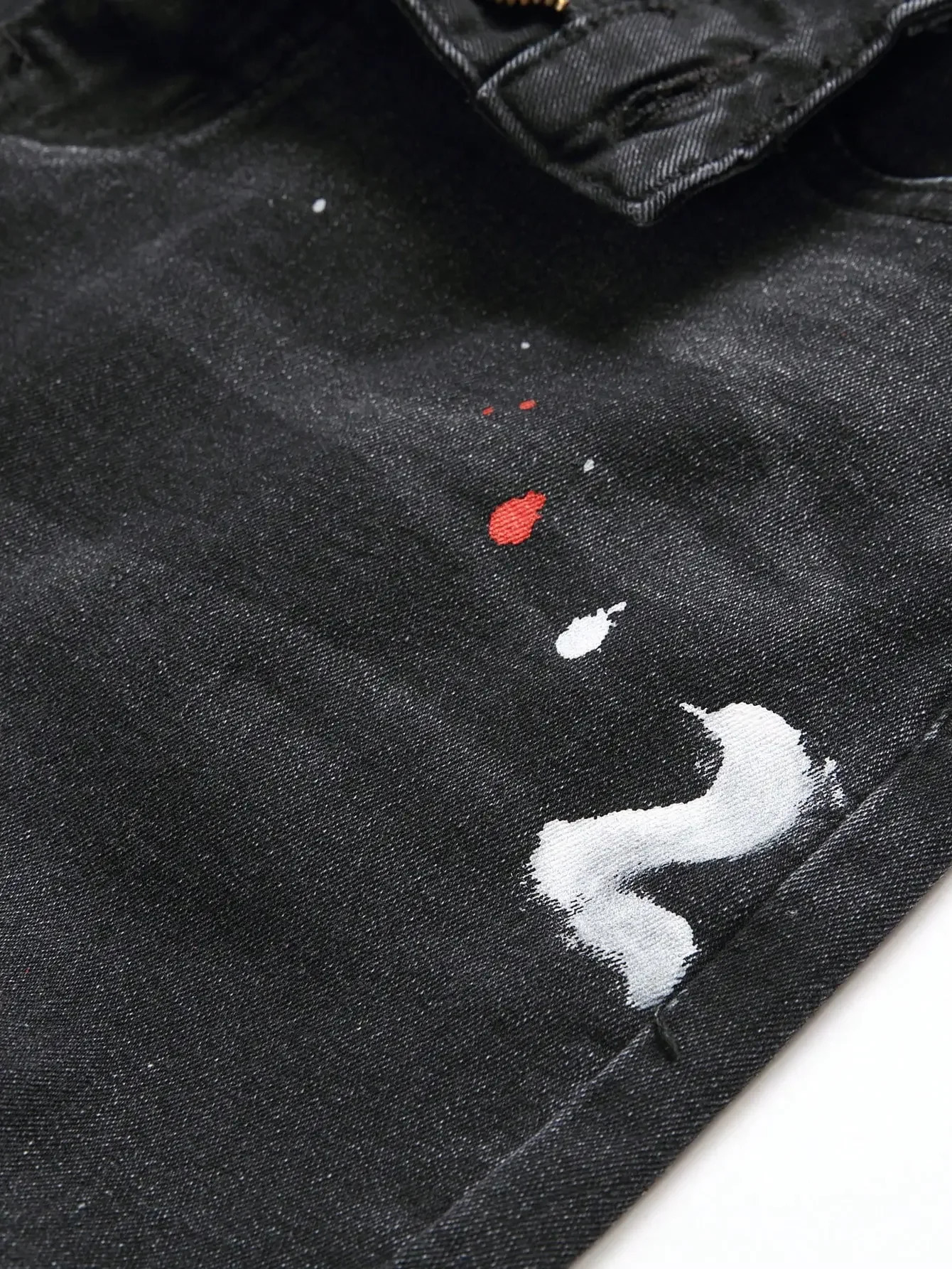 Men Black Skinny Denim Spot Jeans Male Ripped Stretch Fit Jeans Men Slim Trousers Fit Long Jeans Pants Streetwear Casual Jeans 240319