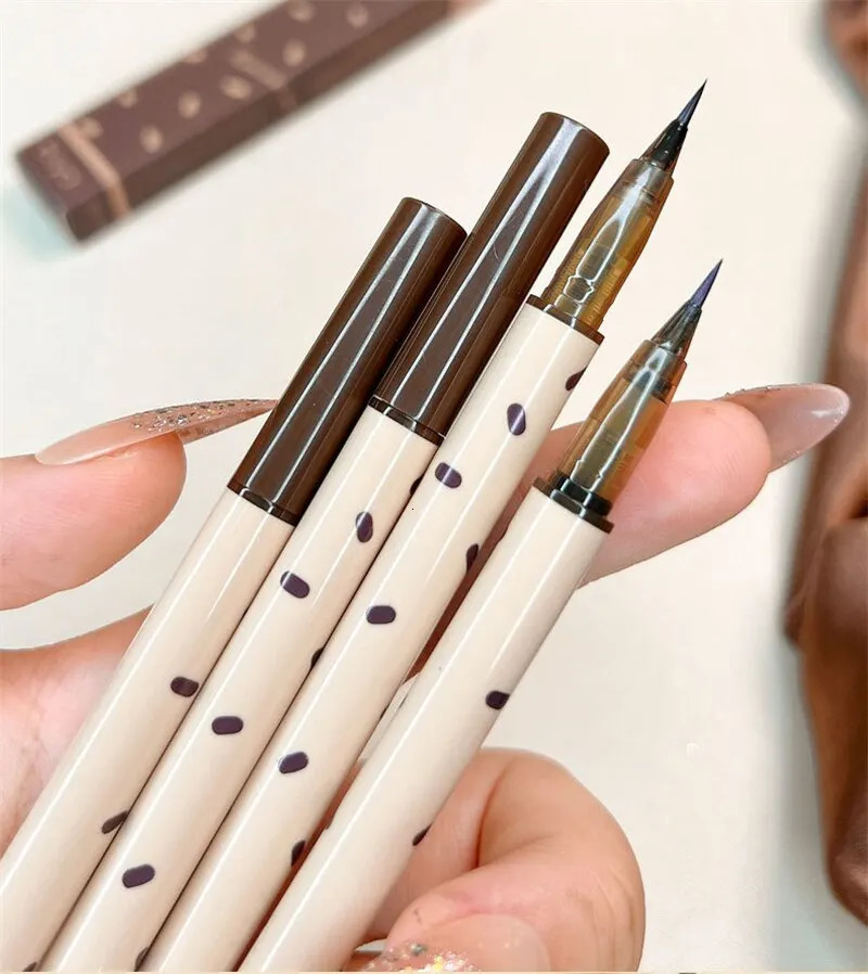 Eyelash Pencil Long Lasting Waterproof Perspirant Resistant Fine Head Non Smudging Eyelash Laying Silkworm Liquid Eyeliner 241104