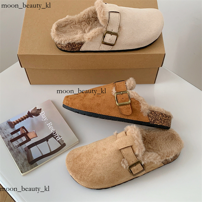 2024 New Outdoor Leisure Designer Slippers Flat Toe Half Slippers Fashion Women's Warm Fur Indoor And Outdoor Slippers, 2024 Autumn And Winter Ne