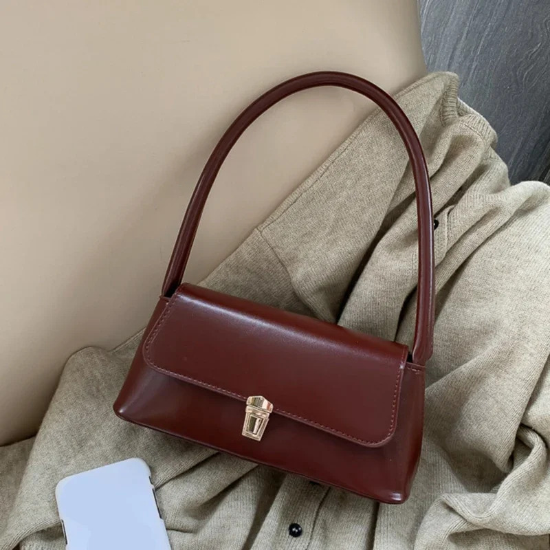 Women's Handbag Solid Color Women's Fashion Designer Armpit Brand Women's Crossbody Bag