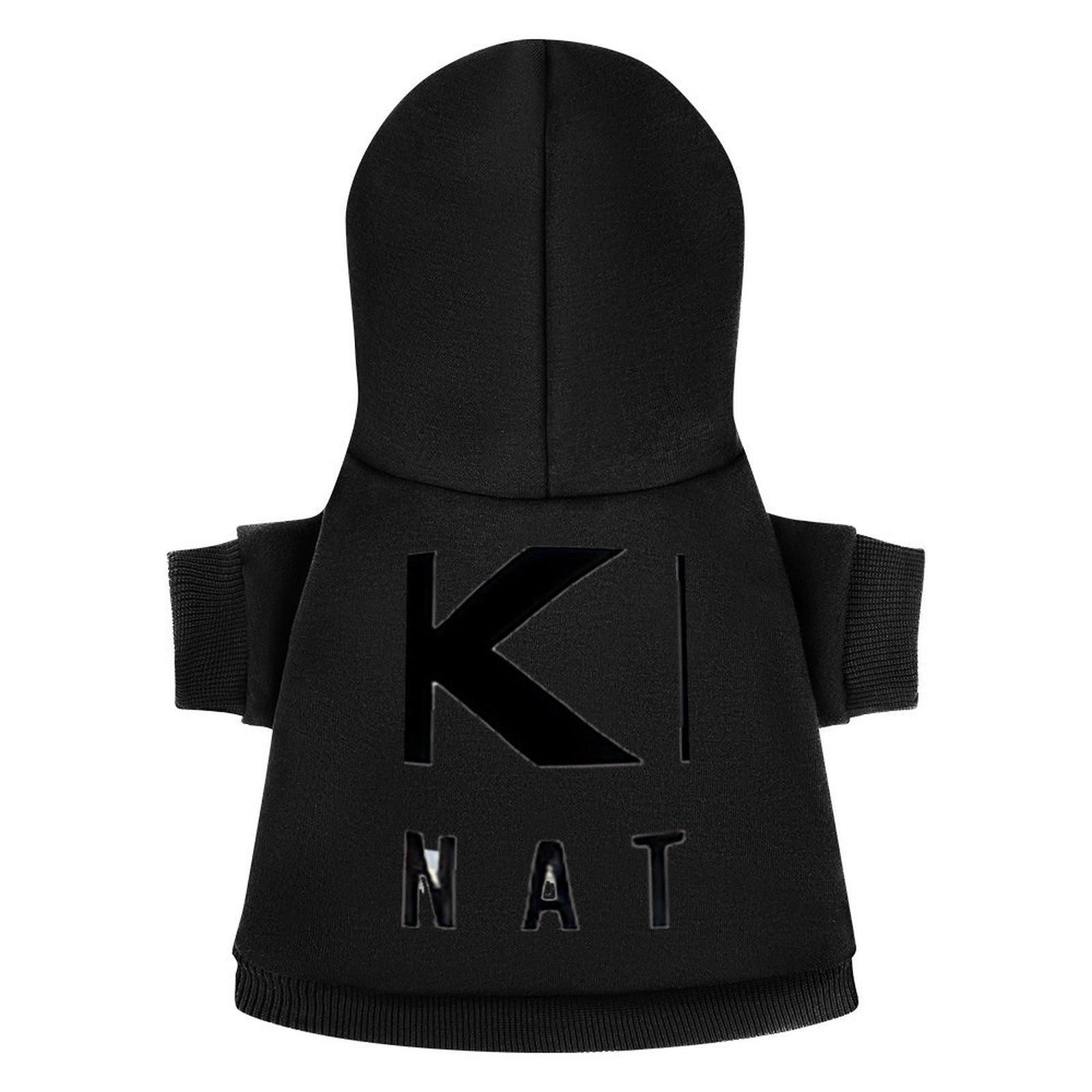 DIY Dog Hoodie Hooded Breathable Home Pets Hoodie Cartoon Print Fine Fabrics Loose Fit Hoody